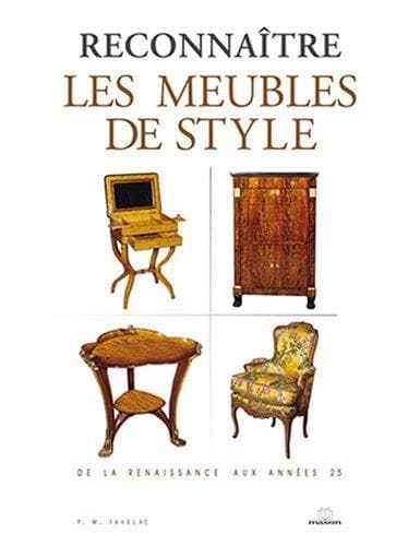Portada de Reconnaitre Les Muebles de Style