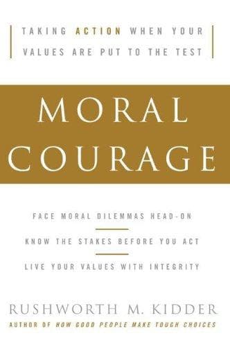 Portada de Moral Courage