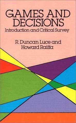 Portada de Games and decisions