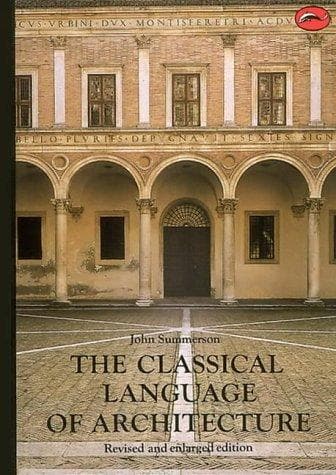 Portada de The Classical Language of Architecture