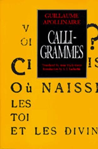 Portada de Calligrammes