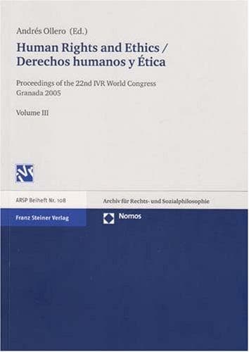 Portada de Human Rights and Ethics / Derechos Humanos Y Etica