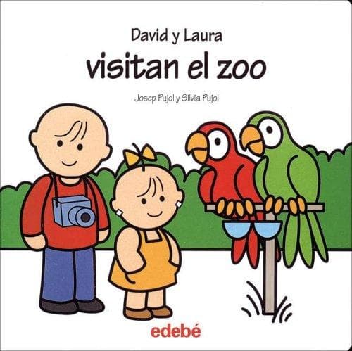 Portada de David y Laura visitan el zoo/ David and Laura Goes to the Zoo