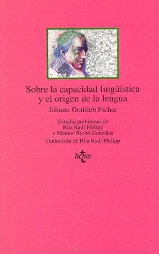 Portada de Sobre La Capacidad Linguistica y El Origen de La Lengua