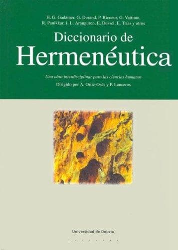 Portada de Diccionario de Hermeneutica