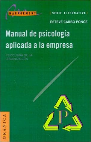 Portada de Manual De Psicologia Aplicada a LA Empresa
