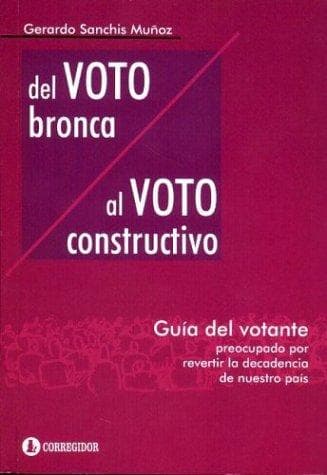 Portada de Del voto bronca al voto constructivo