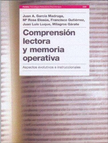 Portada de Comprension Lectora y Memoria Operativa