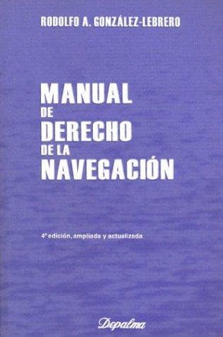 Portada de Manual de derecho de la navegación