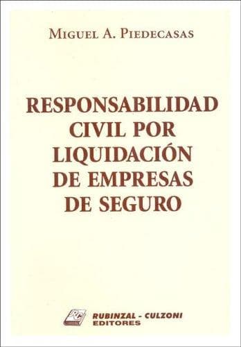 Portada de Responsabilidad Civil Por Liquidacion de Empresas de Seguro