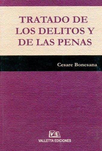 Portada de Tratado de Los Delitos y de Las Penas