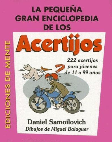 Portada de La Pequeña Gran Enciclopedia de los Acertijos (Ediciones de Mente)