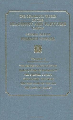 Portada de The Dramatic Works in the Beaumont and Fletcher Canon
