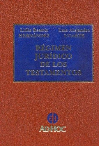 Portada de Regimen Juridico de Los Testamentos