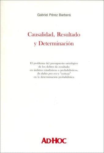 Portada de Causalidad, Resultado y Determinacion