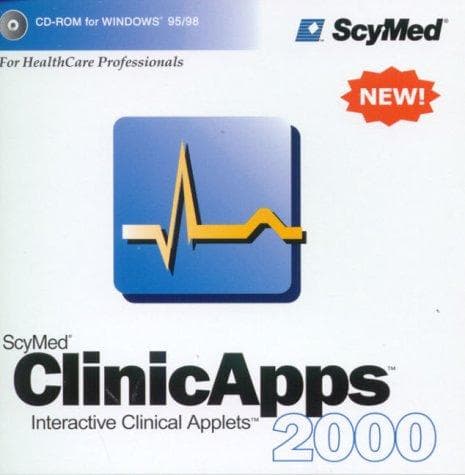 Portada de ClinicApps Interactive Clinical Applets (CD-ROM for Windows 95/98, English/Spanish, Jewel Case)