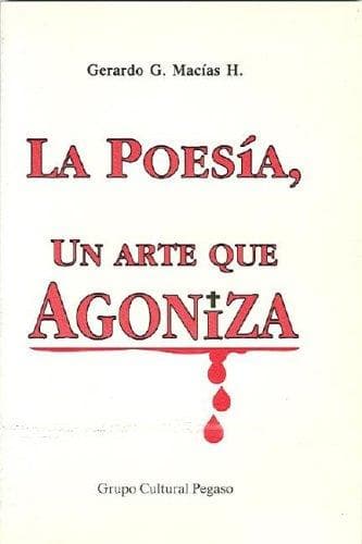 Portada de La poesia, un arte que agoniza