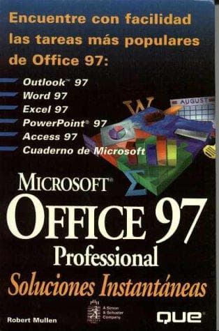 Portada de MS Office 97 Soluciones Instantaneas