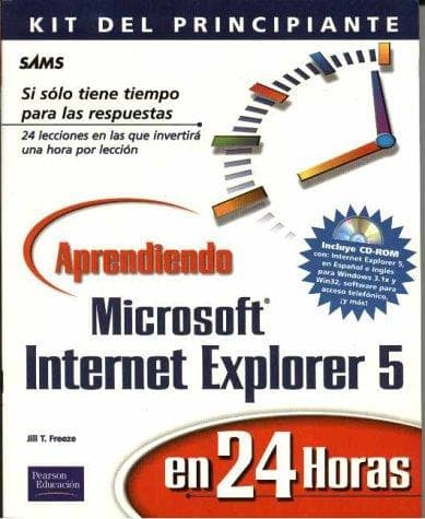 Portada de Aprendiendo MS Internet Explorer 5 en 24 horas
