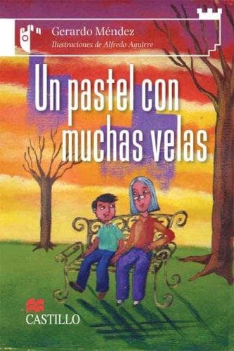 Portada de pastel con muchas velas, Un (Castillo de la Lectura Blanca)