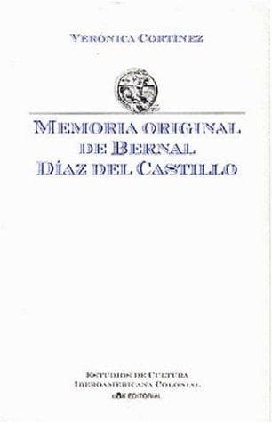 Portada de Memoria original de Bernal Díaz del Castillo