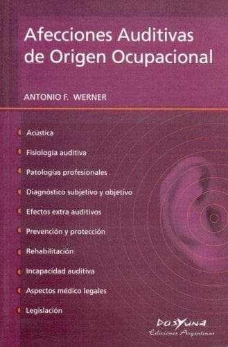Portada de Afecciones Auditivas de Origen Ocupacional
