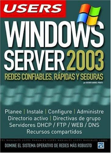 Portada de Microsoft Windows Server 2003