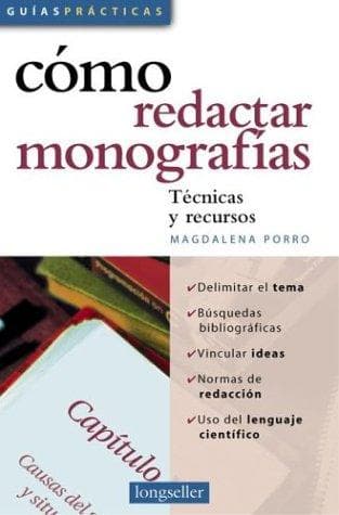 Portada de Como Redactar Monografias