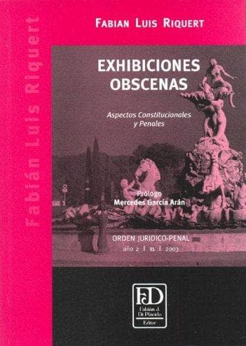 Portada de Exhibiciones Obscenas