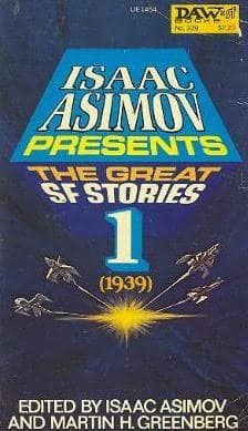 Portada de Isaac Asimov Presents The Great SF Stories 1 (1939)