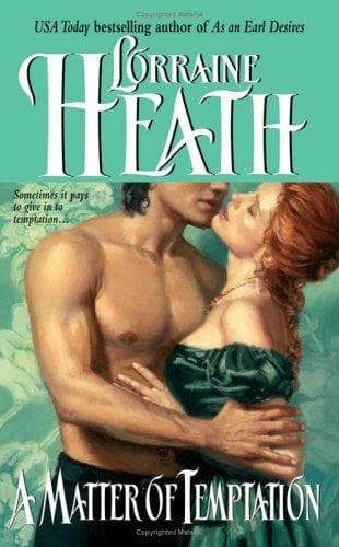 Portada de A Matter of Temptation (Avon Romantic Treasure)