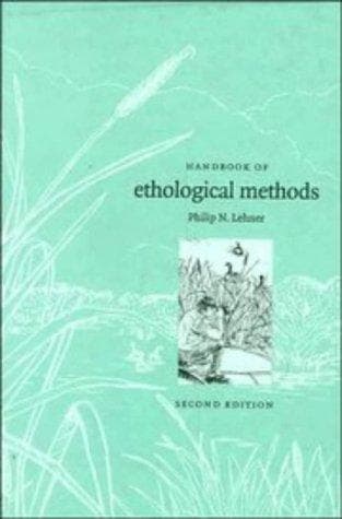Portada de Handbook of ethological methods