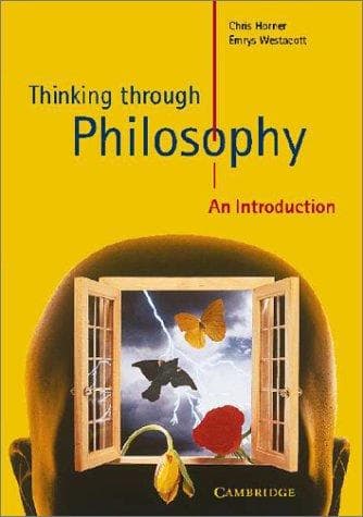 Portada de Thinking through philosophy