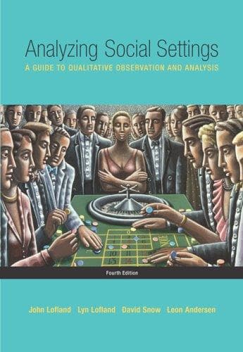 Portada de Analyzing Social Settings