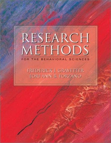 Portada de Research Methods for the Behavioral Sciences With Infotrac