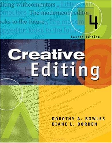 Portada de Creative Editing (with InfoTrac ) (Wadsworth Series in Mass Communication and Journalism)