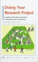Portada de Doing your research project