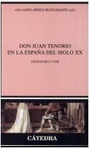 Portada de Don Juan Tenorio en la España del siglo XX