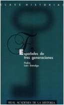 Portada de Españoles de tres generaciones