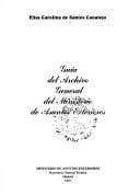 Portada de Guía del Archivo General del Ministerio de Asuntos Exteriores