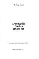 Portada de Armonización fiscal en el Cono Sur