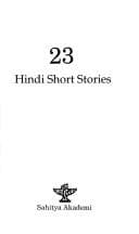 Portada de 23 Hindi short stories.
