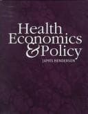 Portada de Health economics and policy