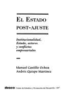 Portada de El Estado post-ajuste