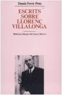 Portada de Escrits sobre Llorenç Villalonga