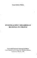 Portada de Investigación y desarrollo regional en Chiapas