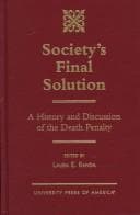 Portada de Society's final solution