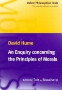 Portada de An enquiry concerning the principles of morals