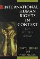 Portada de International human rights in context