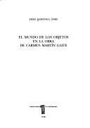 Portada de El mundo de los objetos en la obra de Carmen Martín Gaite